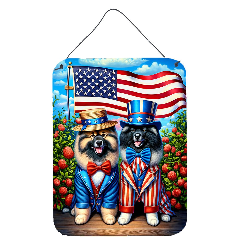 NEW All American Keeshond Wall or Door Hanging Prints Aluminum Metal Sign Kitchen Wall Bar Bathroom Plaque Home Decor Front Door