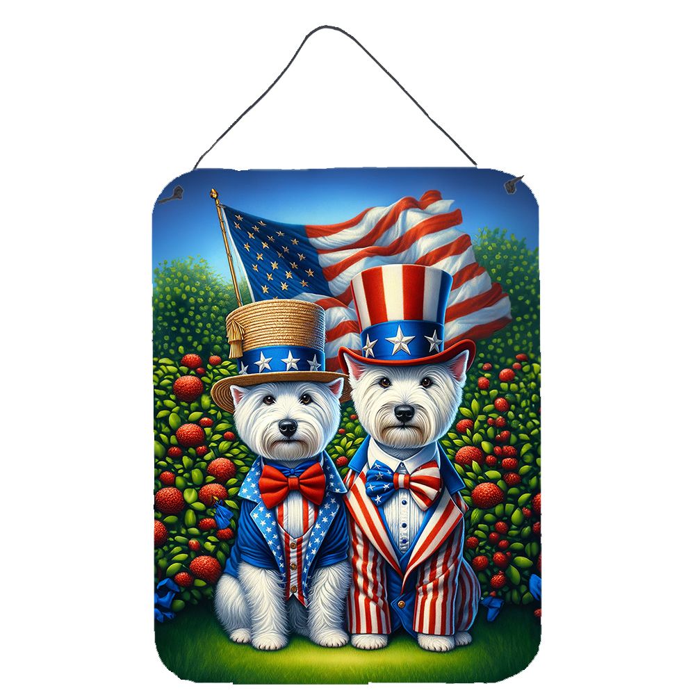 NEW All American Westie Wall or Door Hanging Prints Aluminum Metal Sign Kitchen Wall Bar Bathroom Plaque Home Decor Front Door P