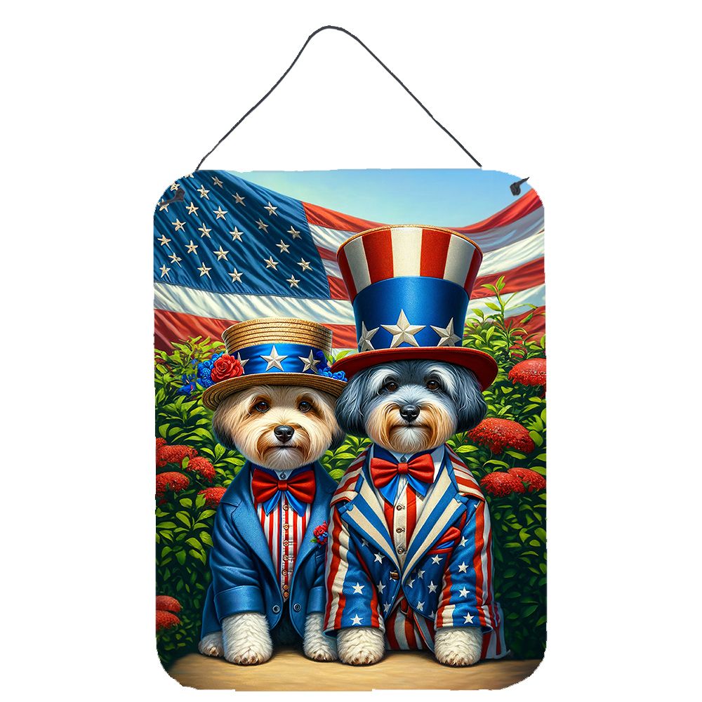 NEW All American Dandie Dinmont Terrier Wall or Door Hanging Prints Aluminum Metal Sign Kitchen Wall Bar Bathroom Plaque Home De