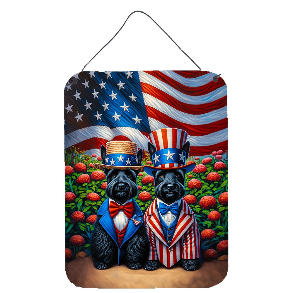 NEW All American Scottish Terrier Wall or Door Hanging Prints Aluminum Metal Sign Kitchen Wall Bar Bathroom Plaque Home Decor Fr