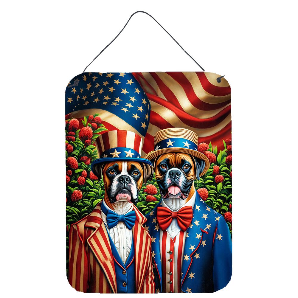 NEW All American Boxer Wall or Door Hanging Prints Aluminum Metal Sign Kitchen Wall Bar Bathroom Plaque Home Decor Front Door Pl