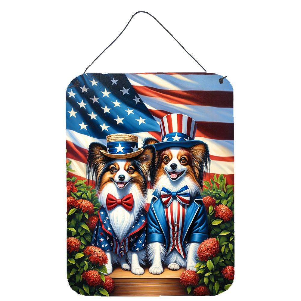 NEW All American Papillon Wall or Door Hanging Prints Aluminum Metal Sign Kitchen Wall Bar Bathroom Plaque Home Decor Front Door