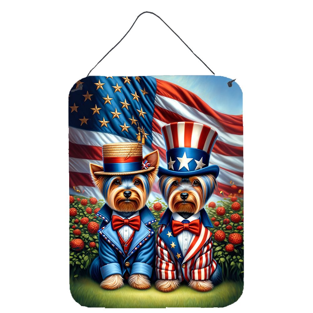 NEW All American Yorkshire Terrier Wall or Door Hanging Prints Aluminum Metal Sign Kitchen Wall Bar Bathroom Plaque Home Decor F