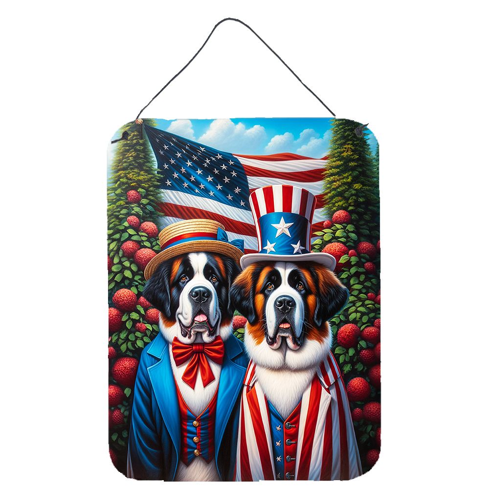 NEW All American Saint Bernard Wall or Door Hanging Prints Aluminum Metal Sign Kitchen Wall Bar Bathroom Plaque Home Decor Front