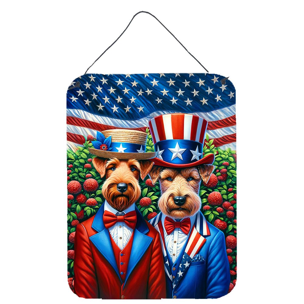 NEW All American Irish Terrier Wall or Door Hanging Prints Aluminum Metal Sign Kitchen Wall Bar Bathroom Plaque Home Decor Front