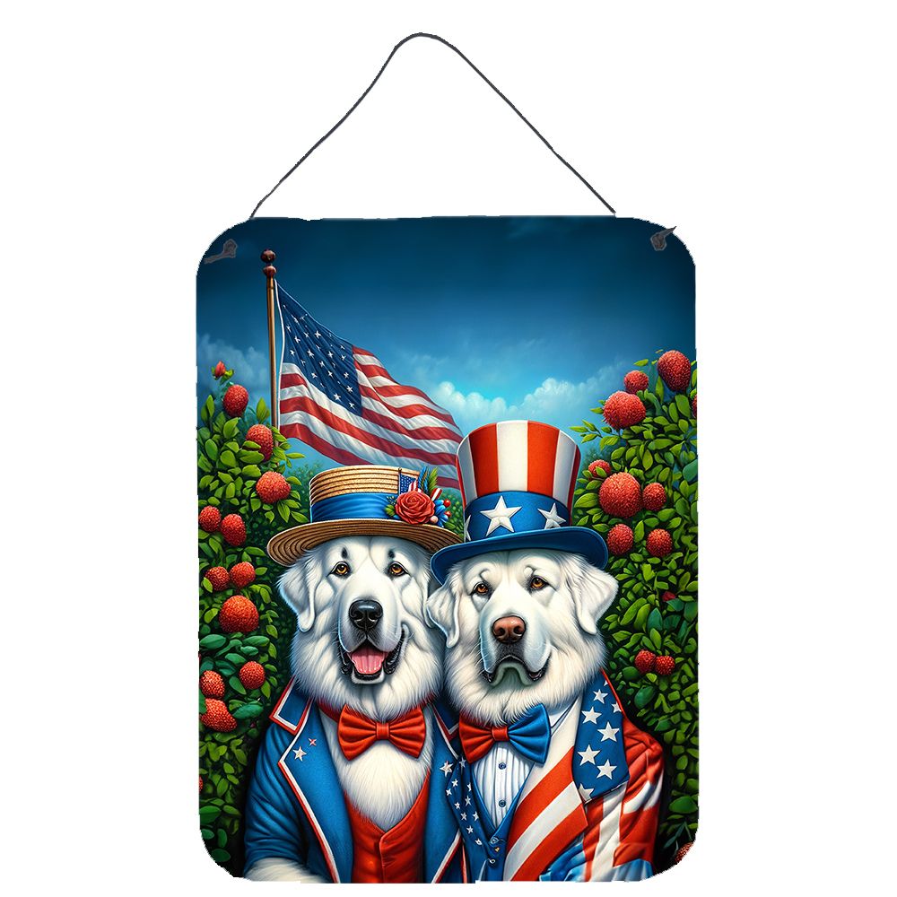 NEW All American Great Pyrenees Wall or Door Hanging Prints Aluminum Metal Sign Kitchen Wall Bar Bathroom Plaque Home Decor Fron