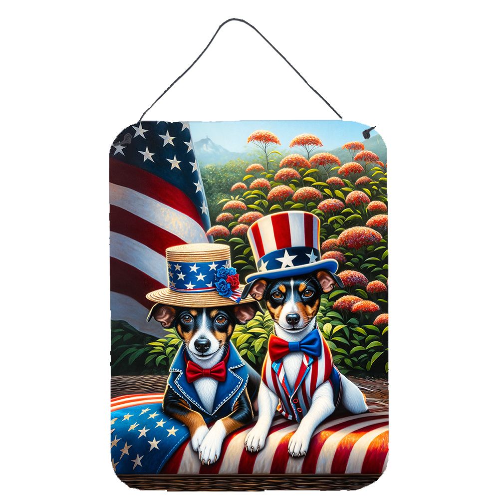 NEW All American Rat Terrier Wall or Door Hanging Prints Aluminum Metal Sign Kitchen Wall Bar Bathroom Plaque Home Decor Front D