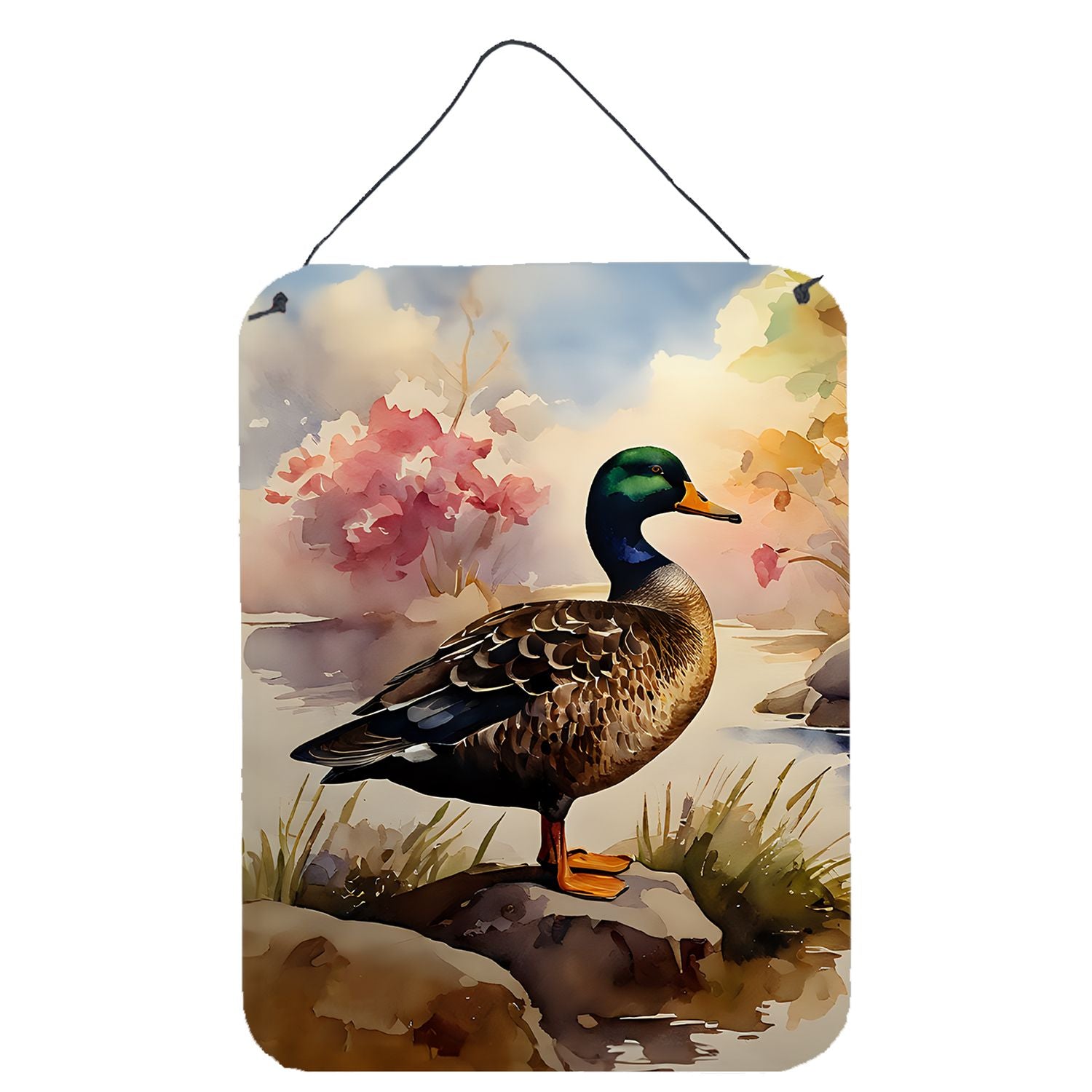 NEW American Black Duck Wall or Door Hanging Prints Aluminum Metal Sign Kitchen Wall Bar Bathroom Plaque Home Decor Front Door P