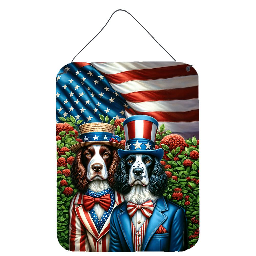 NEW All American English Springer Spaniel Wall or Door Hanging Prints Aluminum Metal Sign Kitchen Wall Bar Bathroom Plaque Home 