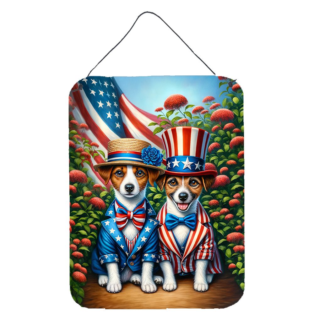 NEW All American Jack Russell Terrier Wall or Door Hanging Prints Aluminum Metal Sign Kitchen Wall Bar Bathroom Plaque Home Deco