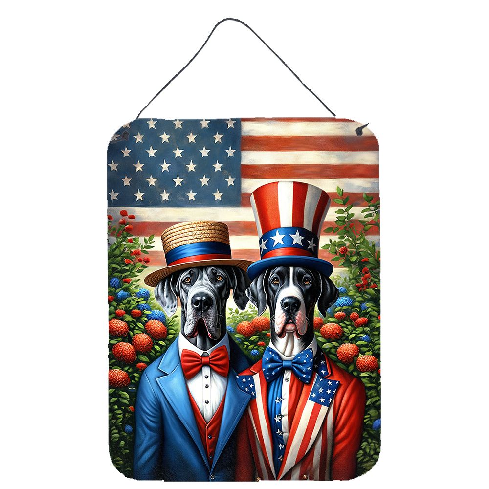 NEW All American Great Dane Wall or Door Hanging Prints Aluminum Metal Sign Kitchen Wall Bar Bathroom Plaque Home Decor Front Do