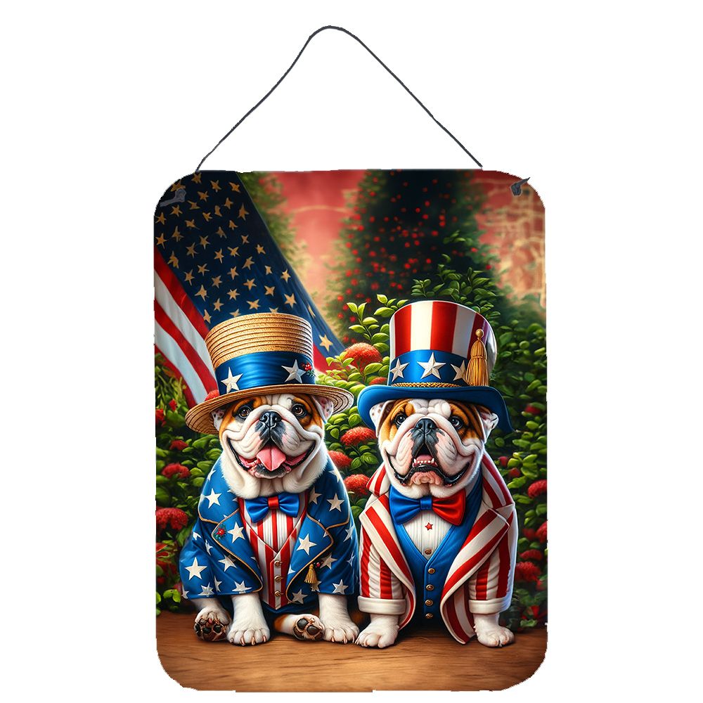 NEW All American English Bulldog Wall or Door Hanging Prints Aluminum Metal Sign Kitchen Wall Bar Bathroom Plaque Home Decor Fro