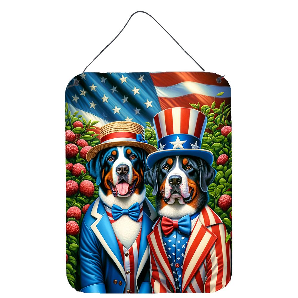 NEW All American Greater Swiss Mountain Dog Wall or Door Hanging Prints Aluminum Metal Sign Kitchen Wall Bar Bathroom Plaque Hom