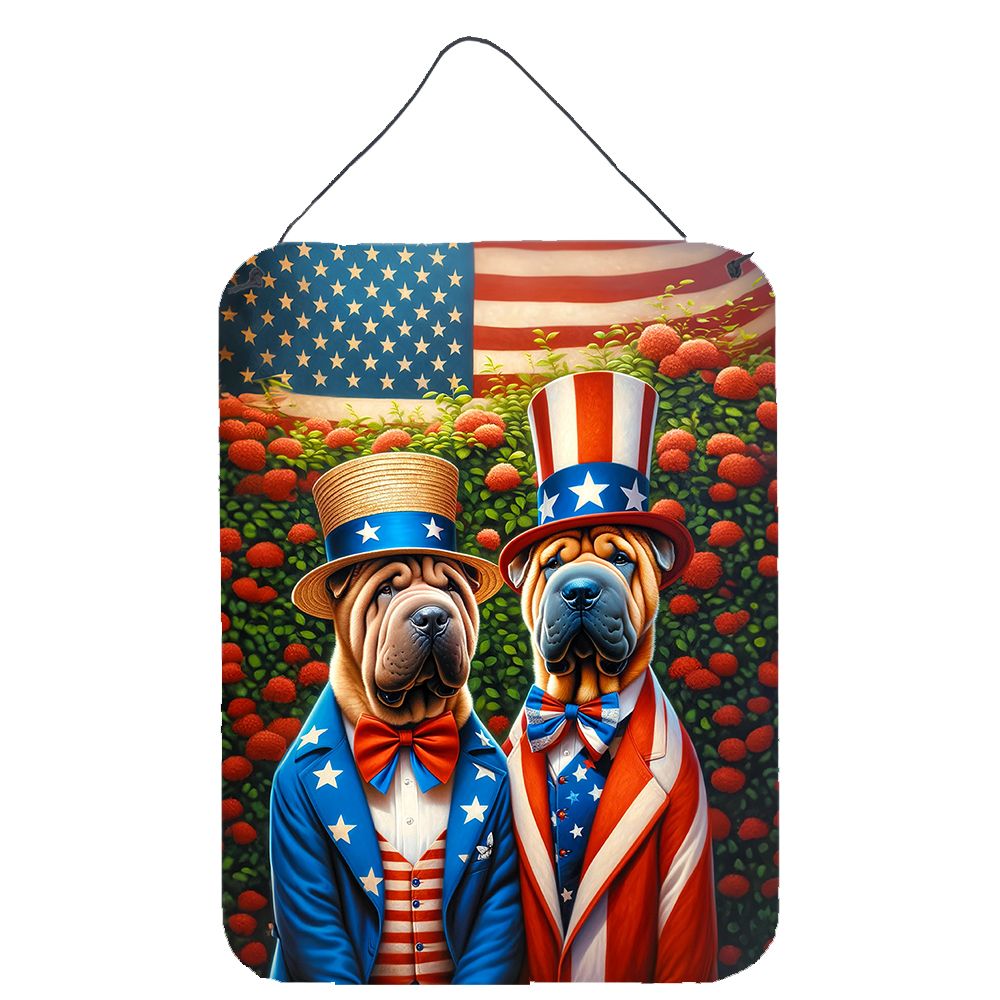 NEW All American Shar Pei Wall or Door Hanging Prints Aluminum Metal Sign Kitchen Wall Bar Bathroom Plaque Home Decor Front Door