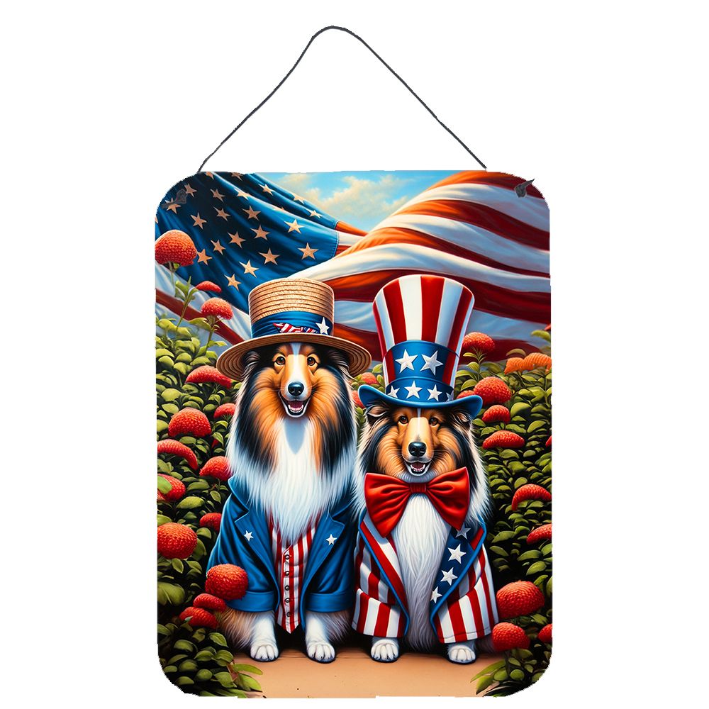 NEW All American Sheltie Wall or Door Hanging Prints Aluminum Metal Sign Kitchen Wall Bar Bathroom Plaque Home Decor Front Door 