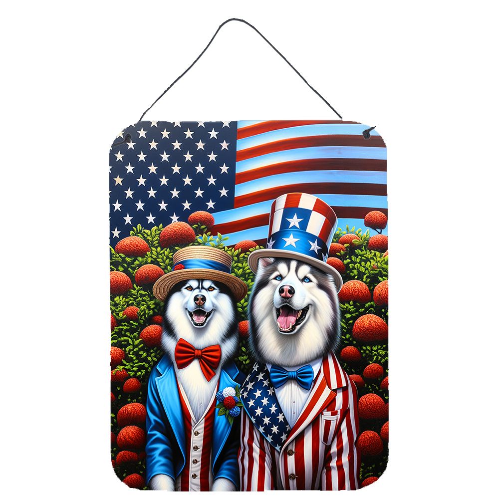 NEW All American Siberian Husky Wall or Door Hanging Prints Aluminum Metal Sign Kitchen Wall Bar Bathroom Plaque Home Decor Fron