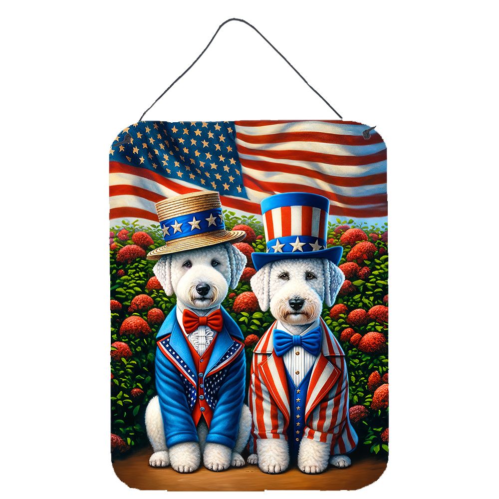 NEW All American Bedlington Terrier Wall or Door Hanging Prints Aluminum Metal Sign Kitchen Wall Bar Bathroom Plaque Home Decor 