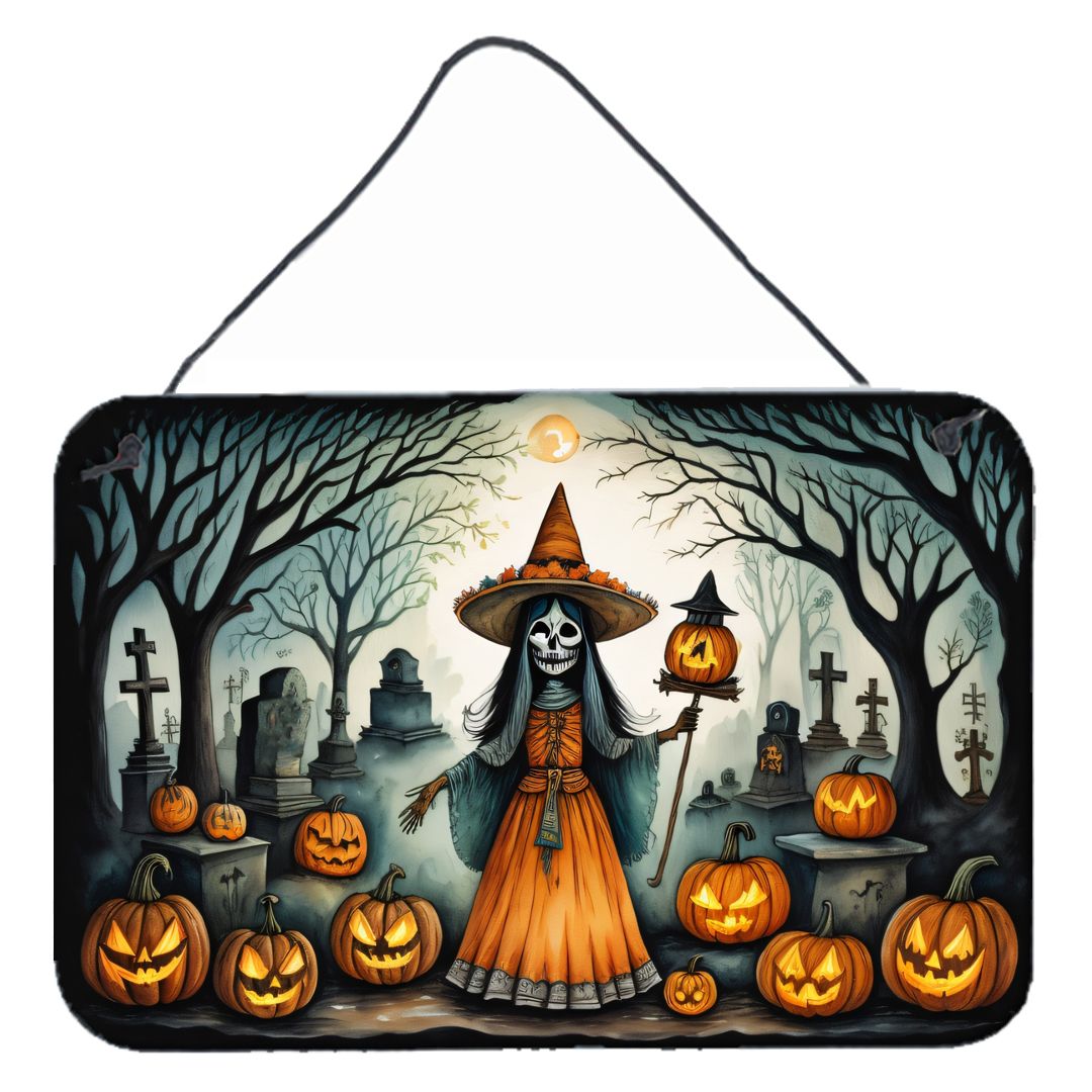 NEW La Llorona Skeleton Spooky Halloween Wall or Door Hanging Prints Aluminum Metal Sign Kitchen Wall Bar Bathroom Plaque Home D