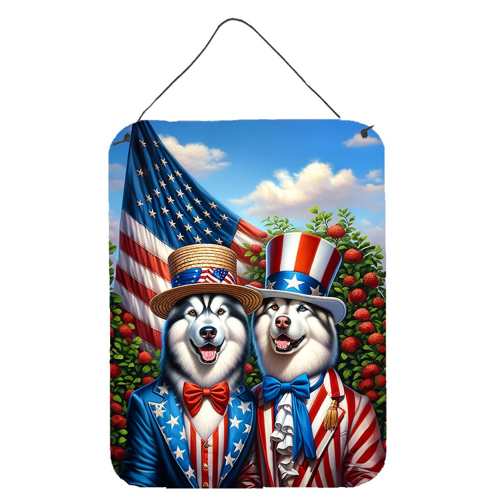 NEW All American Alaskan Malamute Wall or Door Hanging Prints Aluminum Metal Sign Kitchen Wall Bar Bathroom Plaque Home Decor Fr