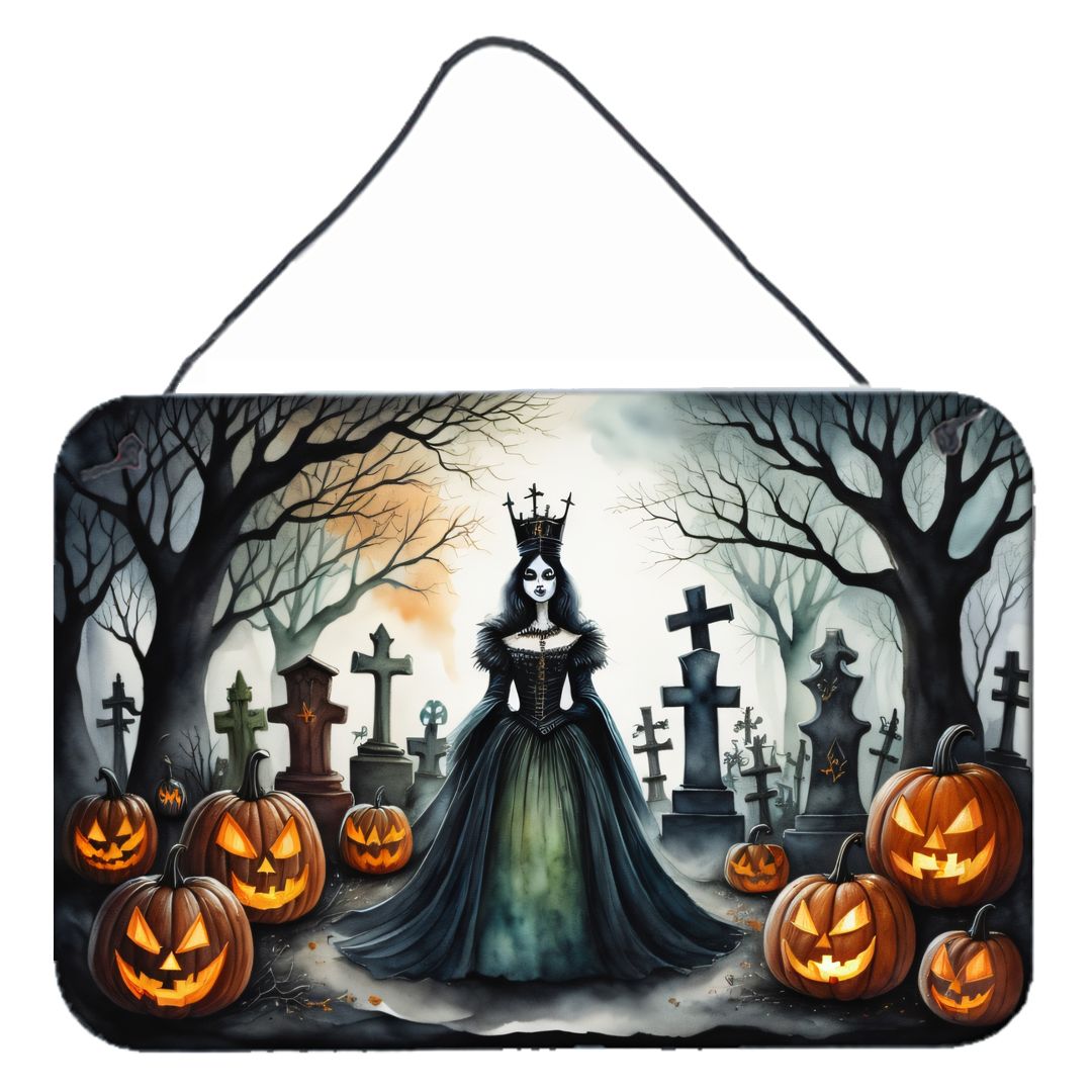 NEW Evil Queen Spooky Halloween Wall or Door Hanging Prints Aluminum Metal Sign Kitchen Wall Bar Bathroom Plaque Home Decor, 8HX