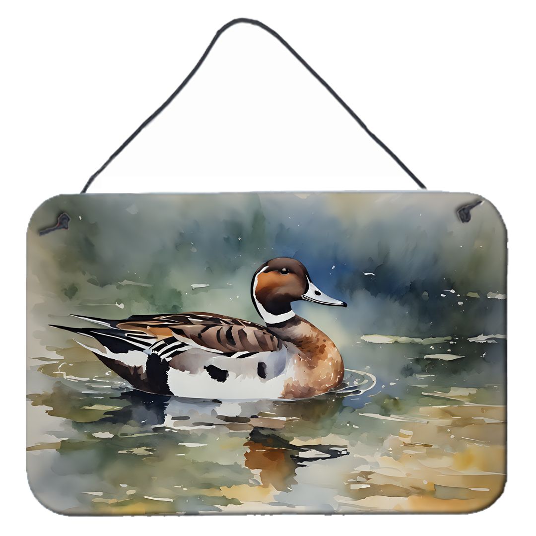 NEW Northern Pintail Wall or Door Hanging Prints Aluminum Metal Sign Kitchen Wall Bar Bathroom Plaque Home Decor, 8HX12W, Multic
