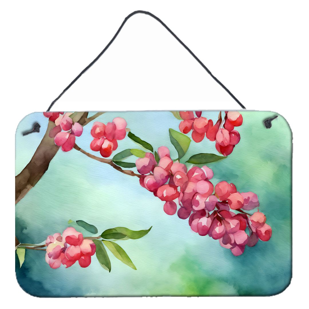 NEW Pennsylvania Mountain Laurels in Watercolor Wall or Door Hanging Prints Aluminum Metal Sign Kitchen Wall Bar Bathroom Plaque