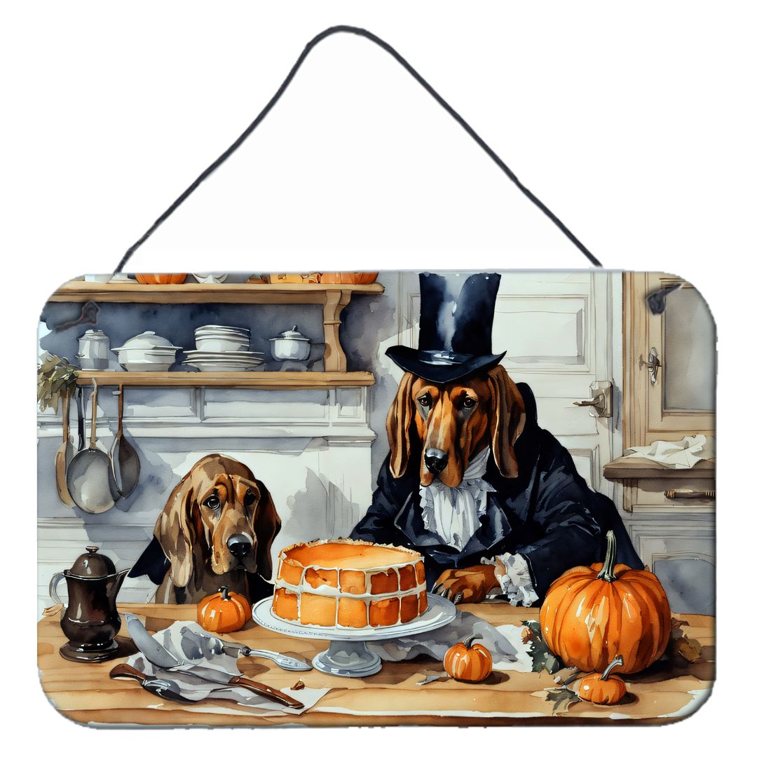 NEW Bloodhound Fall Kitchen Pumpkins Wall or Door Hanging Prints Aluminum Metal Sign Kitchen Wall Bar Bathroom Plaque Home Decor
