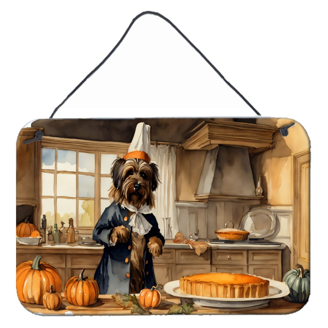 NEW Briard Fall Kitchen Pumpkins Wall or Door Hanging Prints Aluminum Metal Sign Kitchen Wall Bar Bathroom Plaque Home Decor, 8H