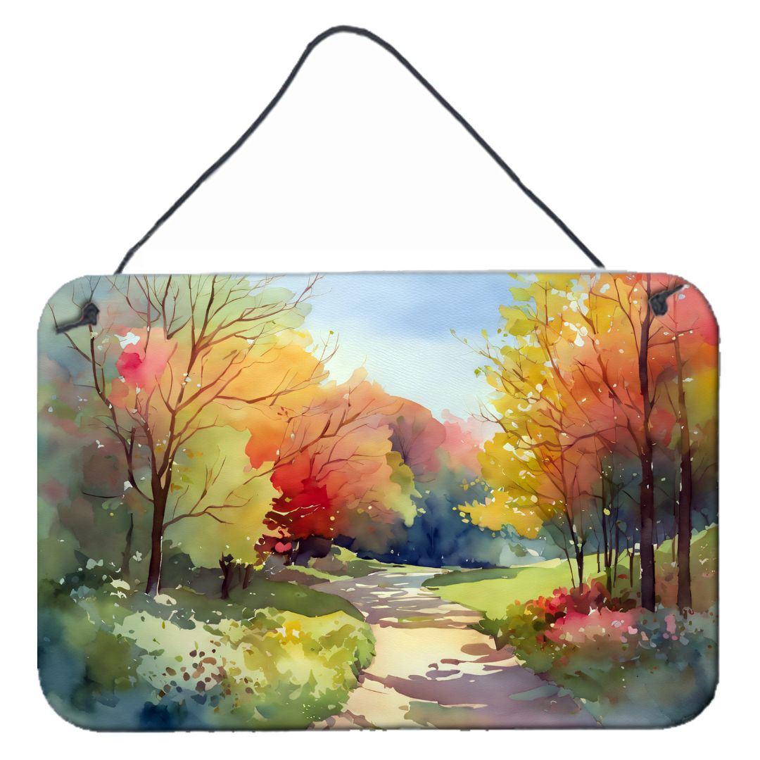 NEW North Carolina Dogwoods in Watercolor Wall or Door Hanging Prints Aluminum Metal Sign Kitchen Wall Bar Bathroom Plaque Home 