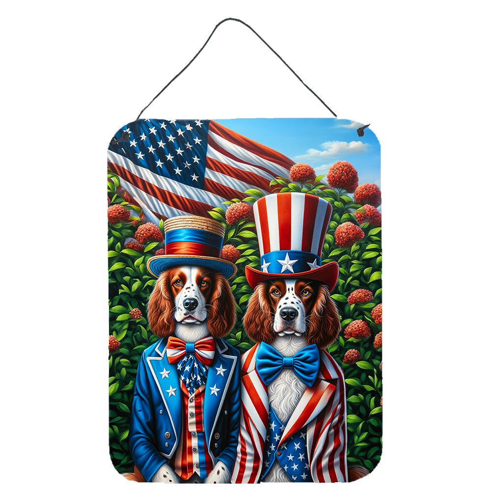 NEW All American Welsh Springer Spaniel Wall or Door Hanging Prints Aluminum Metal Sign Kitchen Wall Bar Bathroom Plaque Home De