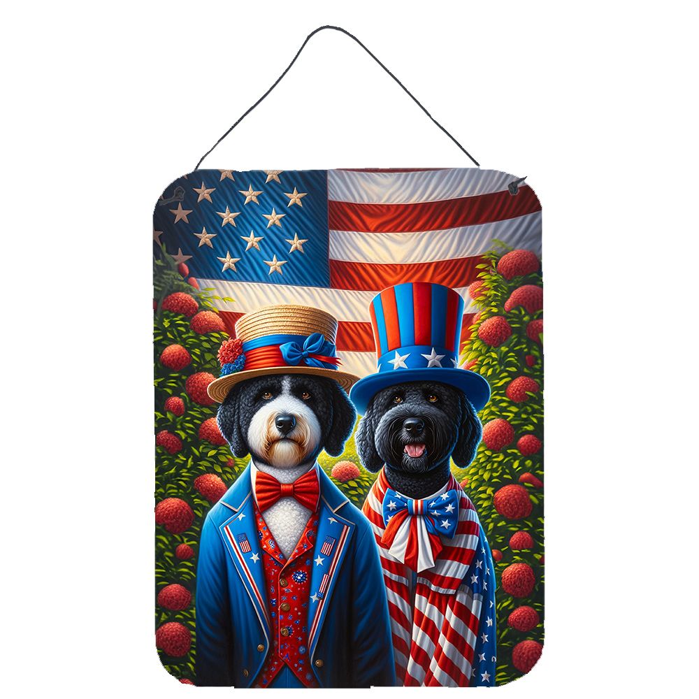 NEW All American Portuguese Water Dog Wall or Door Hanging Prints Aluminum Metal Sign Kitchen Wall Bar Bathroom Plaque Home Deco
