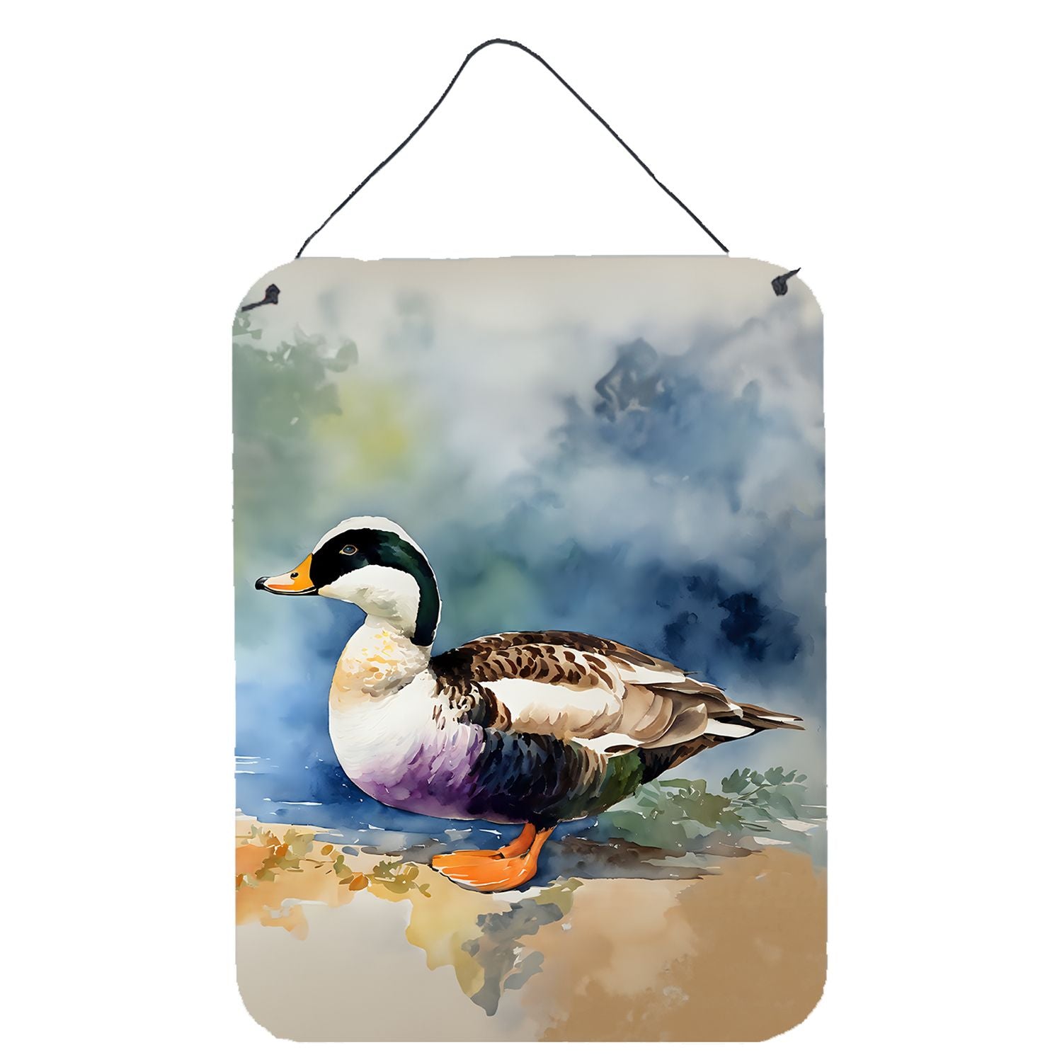 NEW Common Eider Duck Wall or Door Hanging Prints Aluminum Metal Sign Kitchen Wall Bar Bathroom Plaque Home Decor Front Door Pla