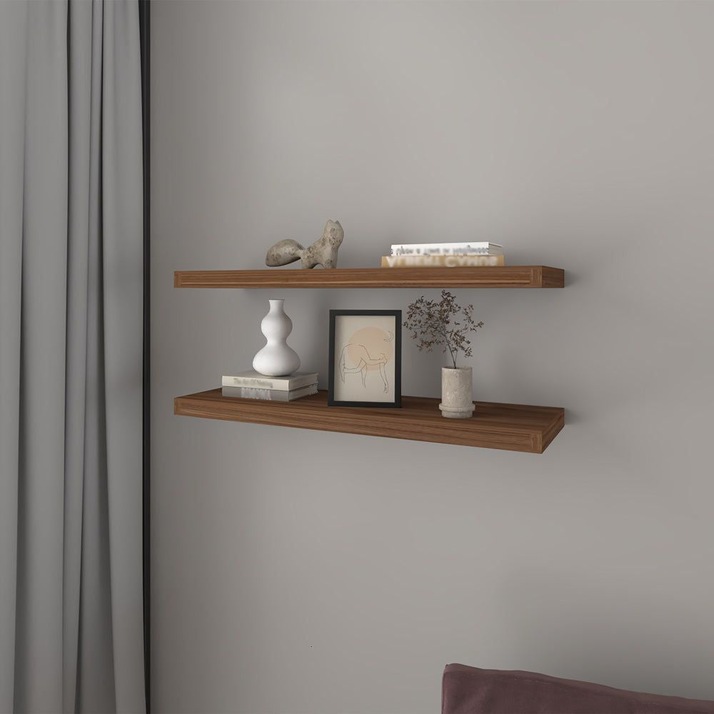 Floating Shelf Dallas, Living Room, Mahogany