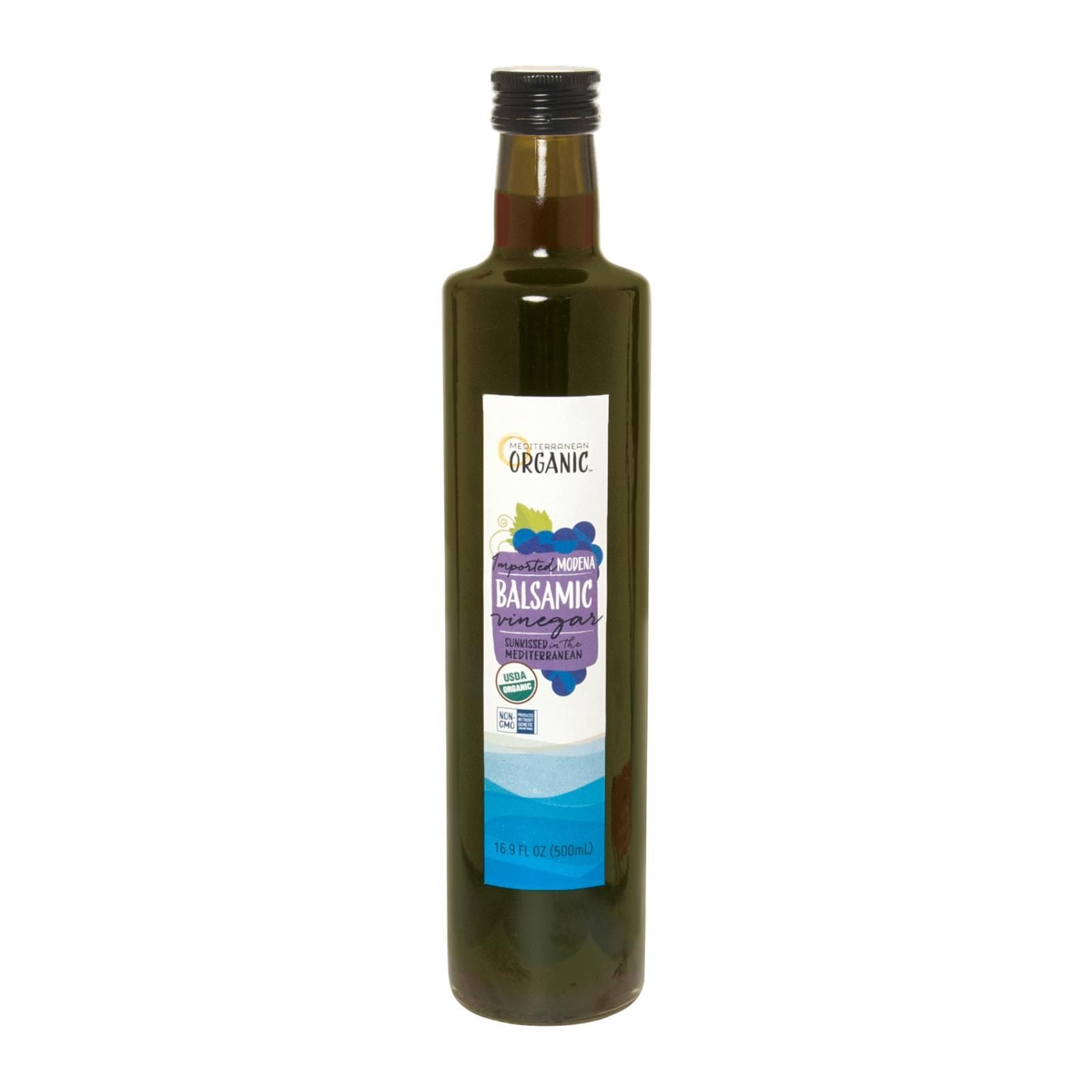 Mediterranean Organic Balsamic Vinegar - Case Of 6 - 16.9 Fz