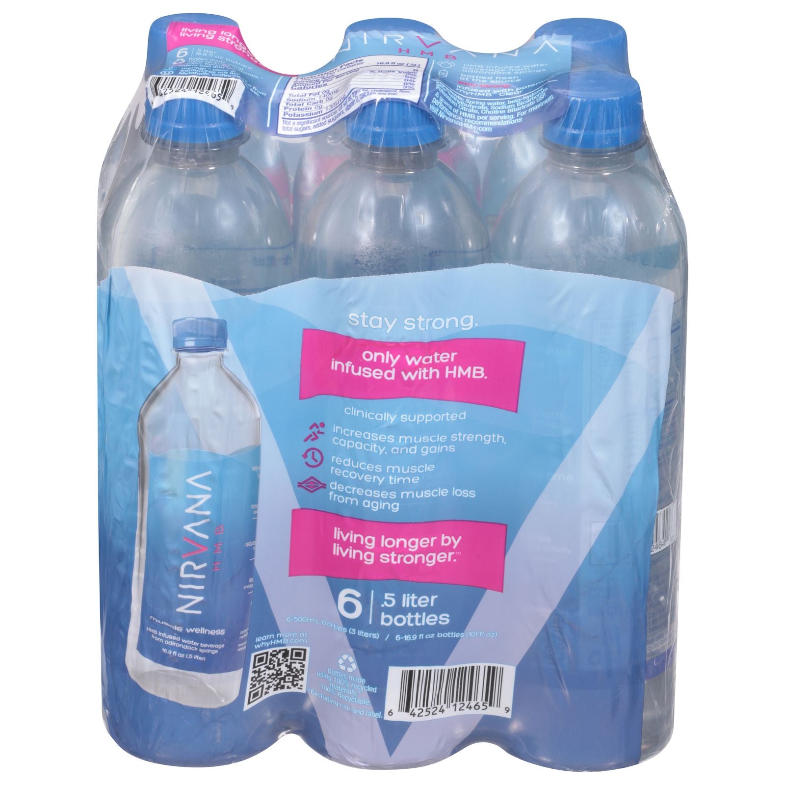Nirvana - Water Spring With Hmb - Case Of 4-6/16.9 Z