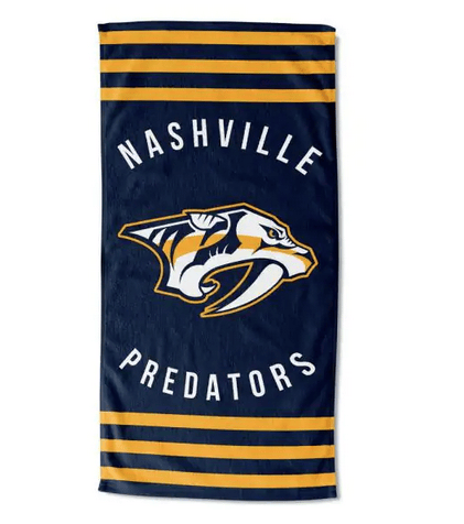 Predators Official ''Stripe'' Beach Towel(D0102Hxv6Tg.)