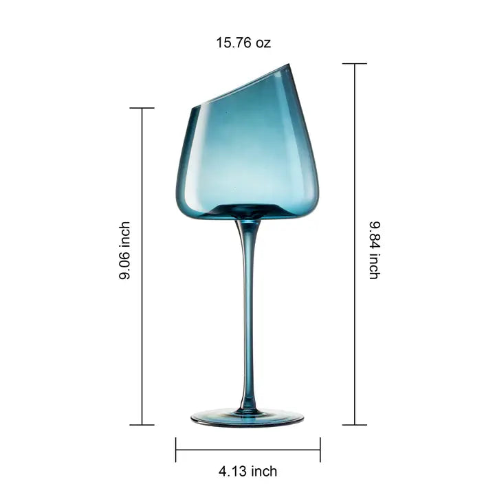 Tonal Stemmed Wine Glassware, Set of 4