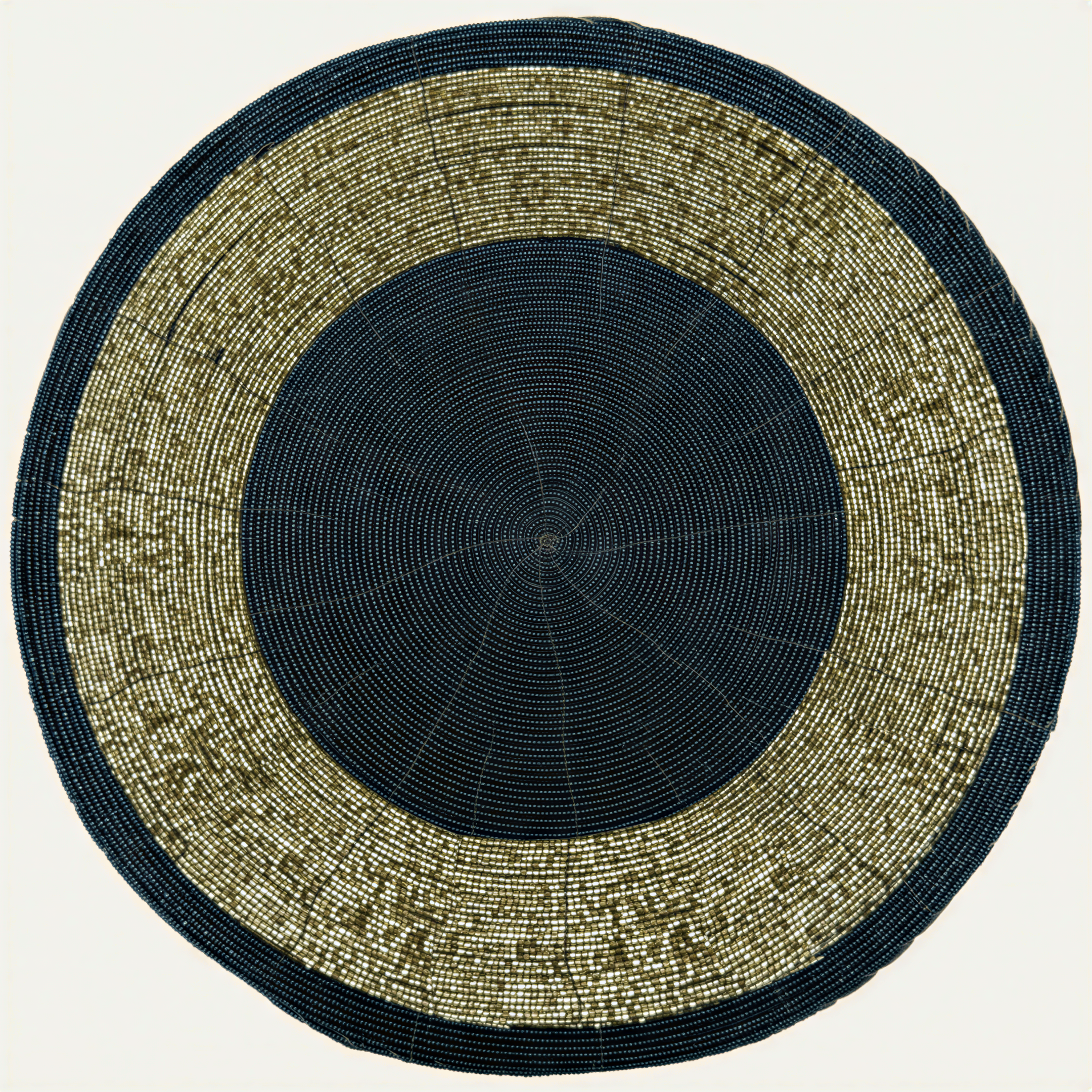 Round Beaded Placemats – Elegant Heat Resistant Table Mats Set for Dining