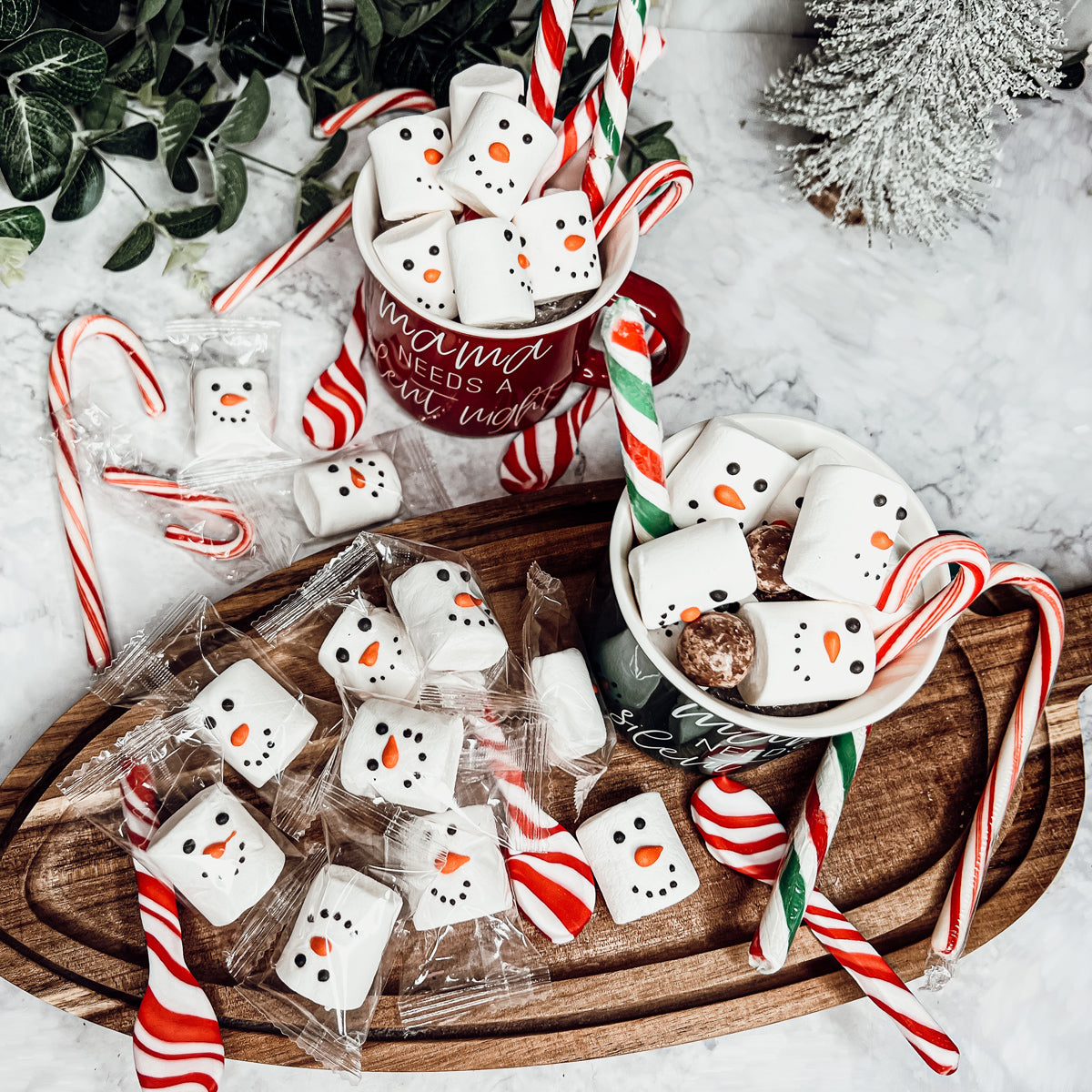 Snowman Marshmallows 24