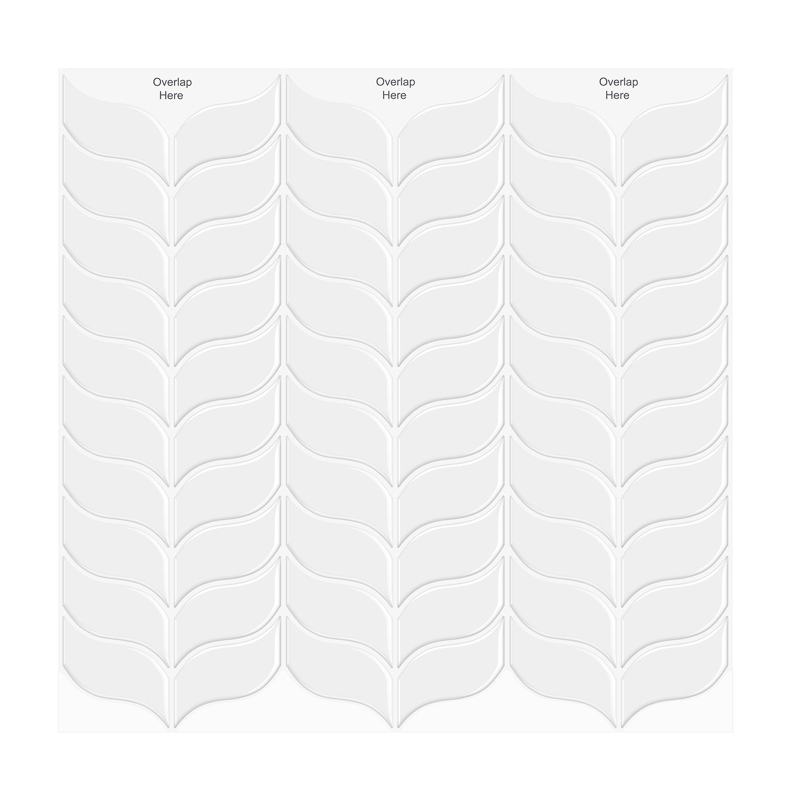3D Self-adhesive Crystal Epoxy Wall Stickers For Kitchen Decor