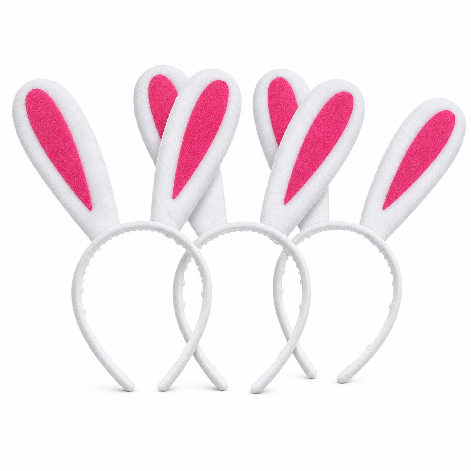 Set of 3 Easter Bunny Ear Headbands 11.7 Inches