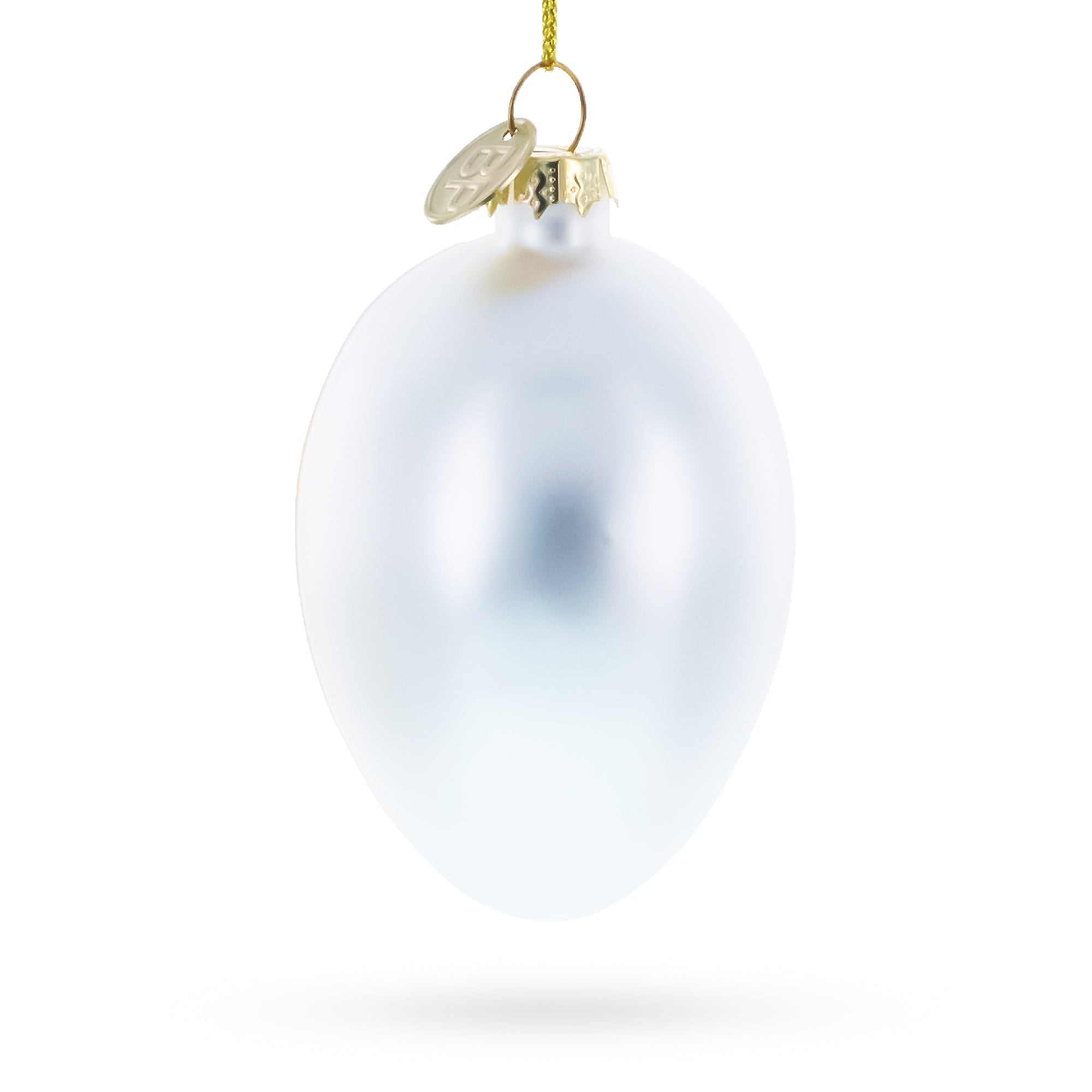 Gourmet Deviled Egg Glass Christmas Ornament