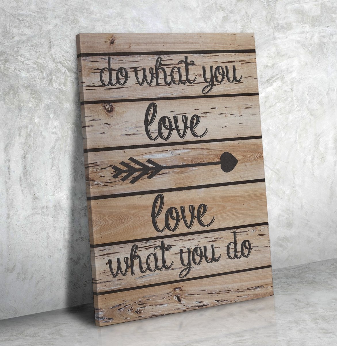 Do What You Love, Love What You Do Framed Wall Art Canvas For Home Or Office