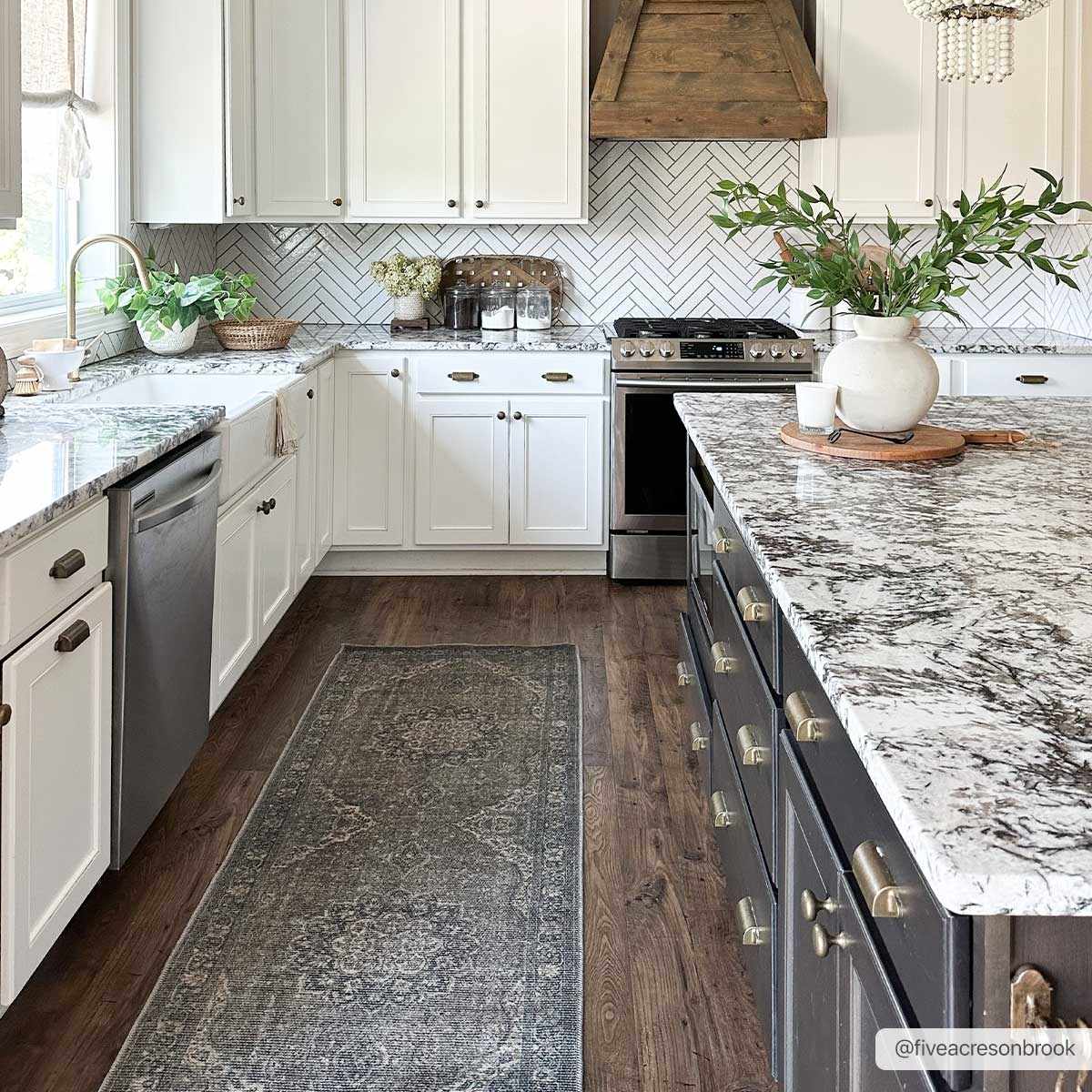 Greenpoint Dusty Blue Washable Runner Rug