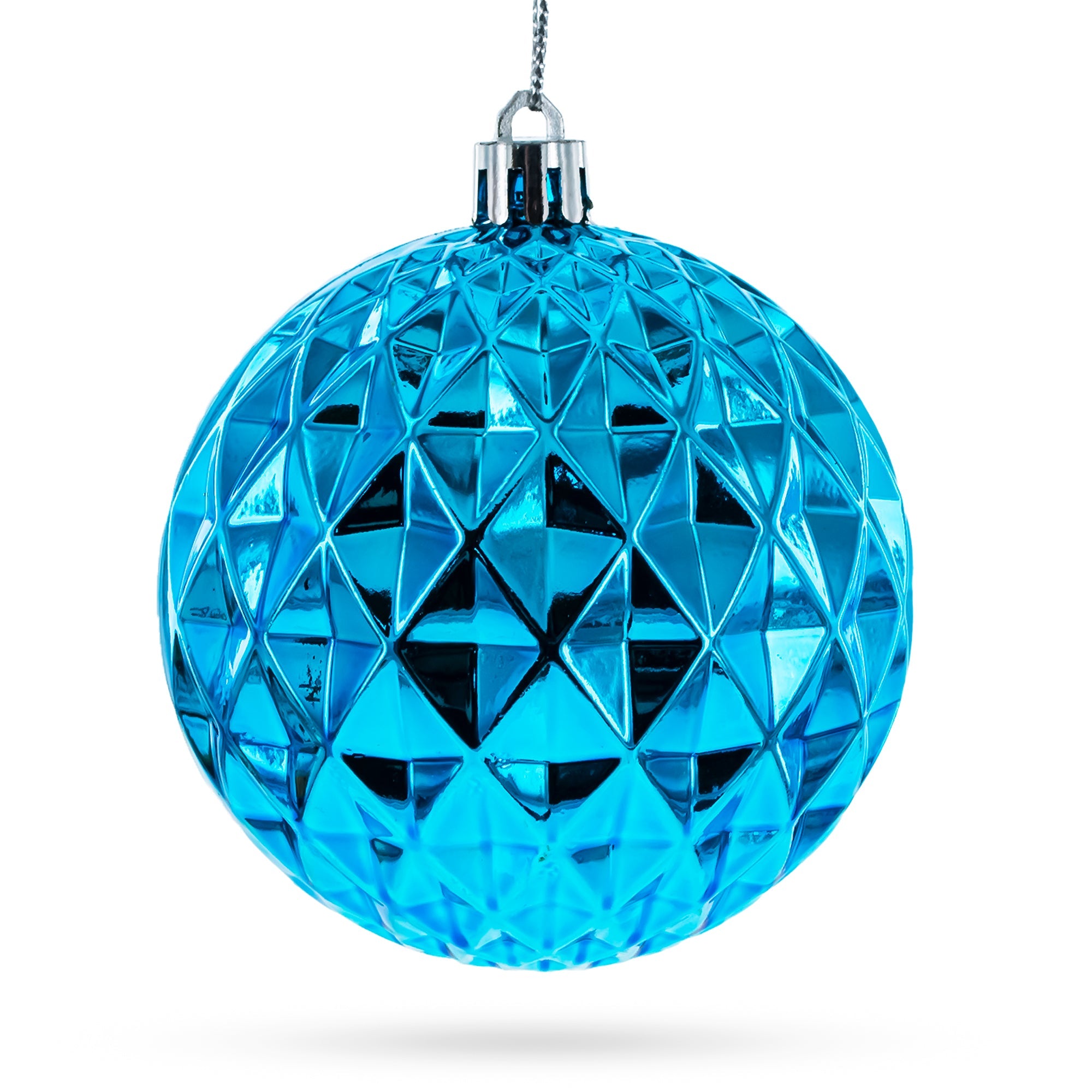 Set of 12 Plastic Ball Christmas Ornaments