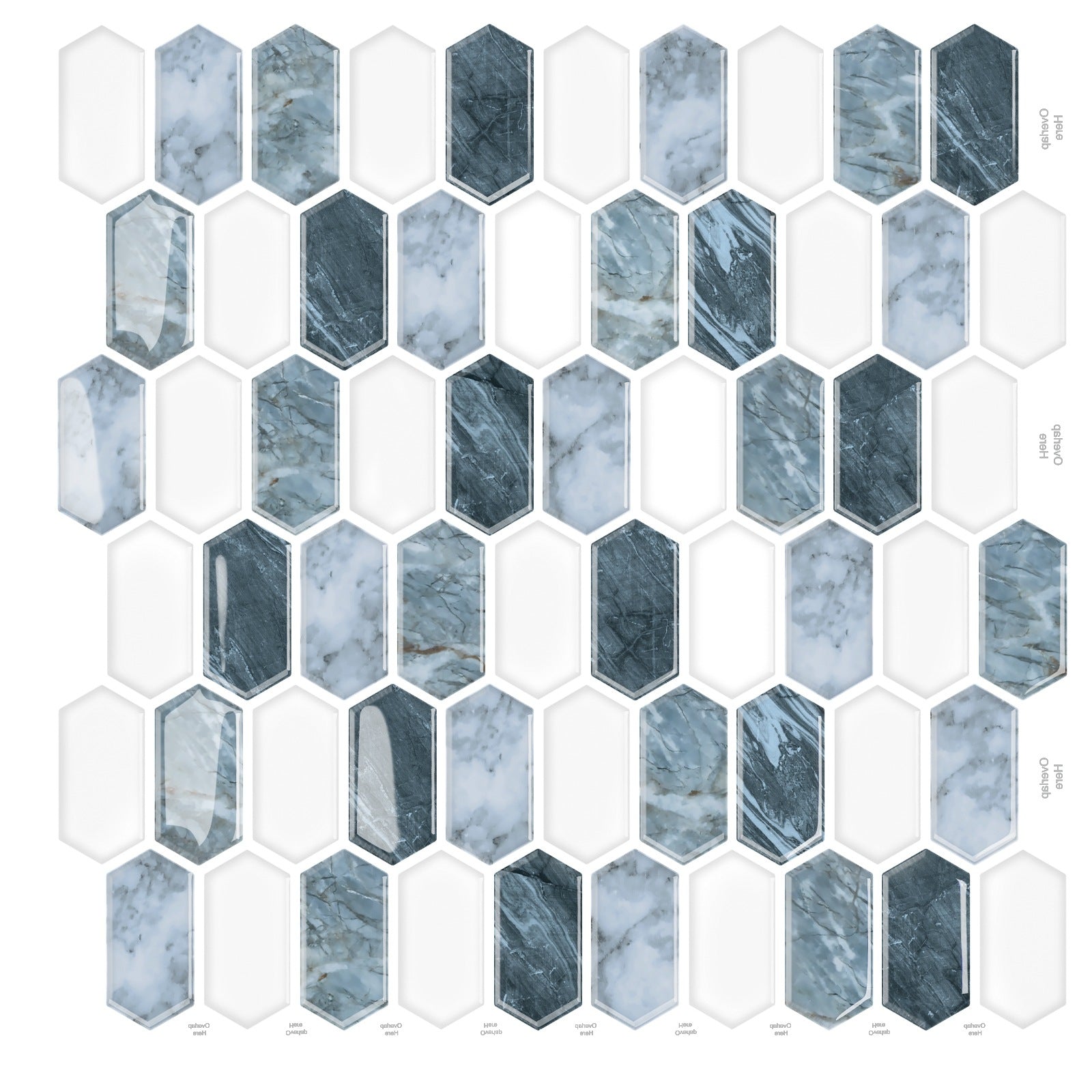 3D Self-adhesive Crystal Epoxy Wall Stickers For Kitchen Decor