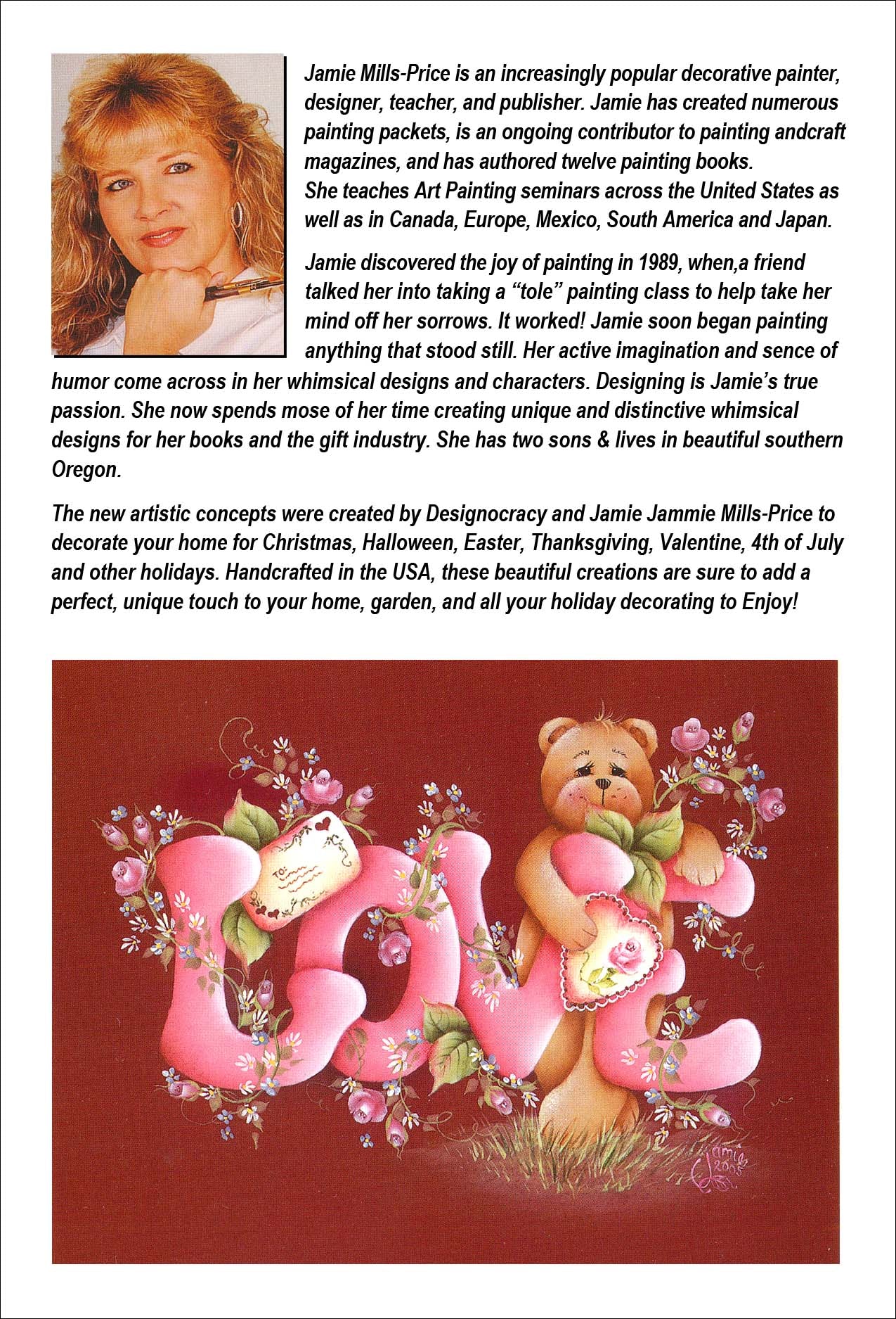Gnome Girl with Bunny Wooden Ornaments by Jamie Mills-Price - Easter Spring Decor - 8457610