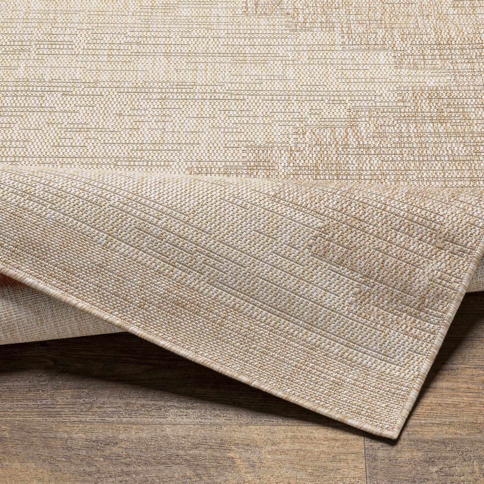 Djugun Beige Indoor & Outdoor 10ft Runner Rug