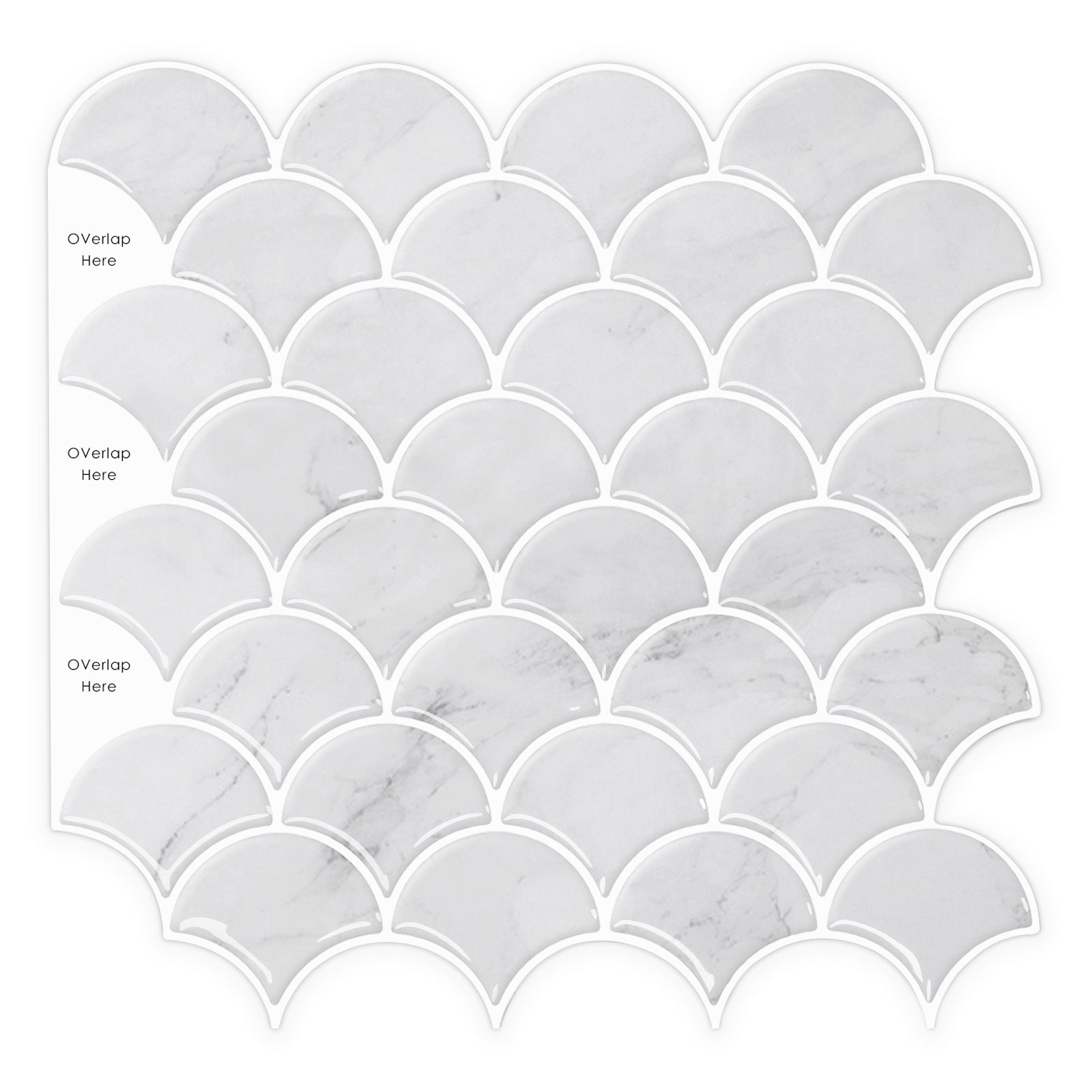 3D Self-adhesive Crystal Epoxy Wall Stickers For Kitchen Decor