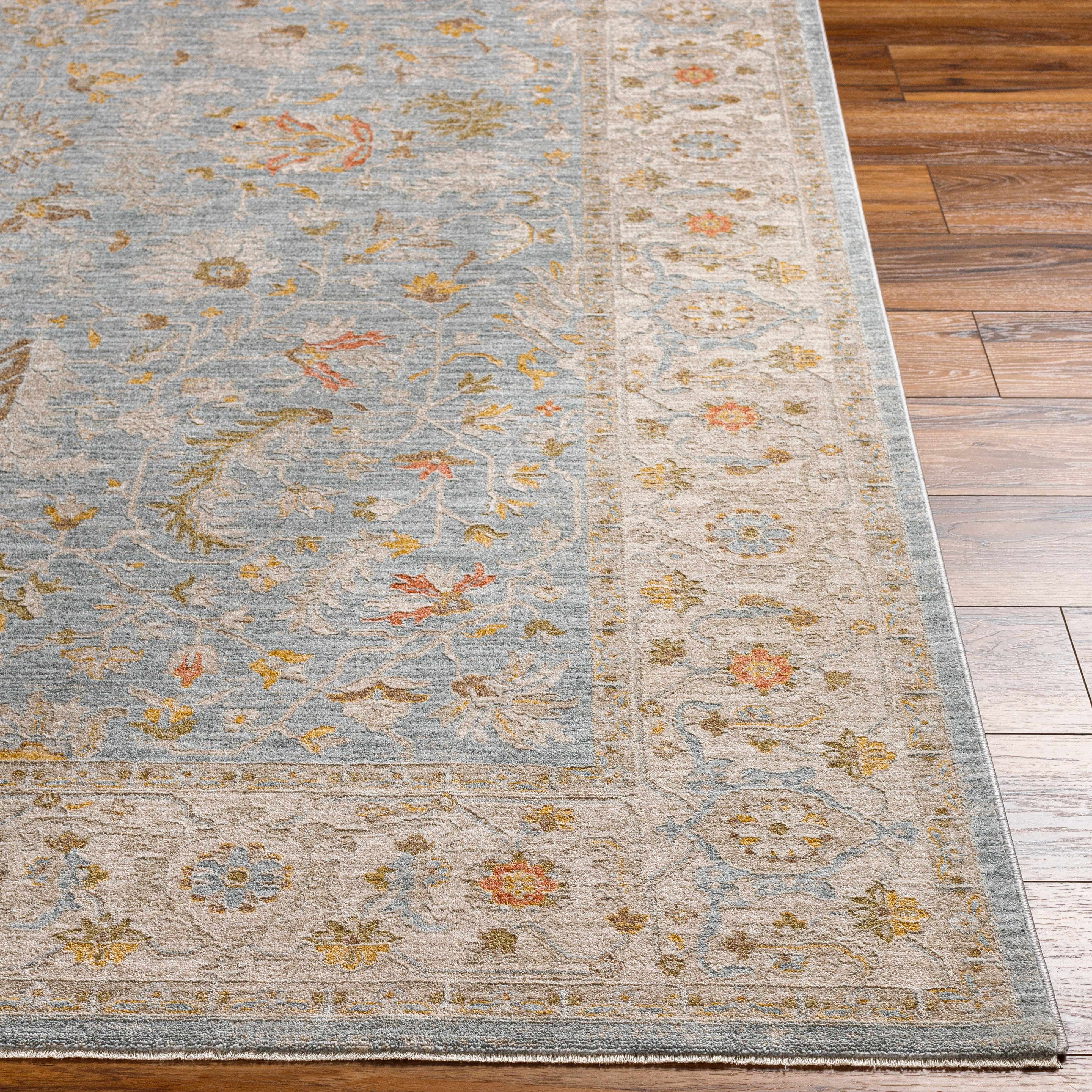Edie Taupe Thick Luxe Oushak Rug